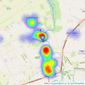 Smart Move Tarleton Ltd - Tarleton listings heatmap