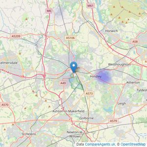 Smart Property Sales - Greater Manchester listings heatmap