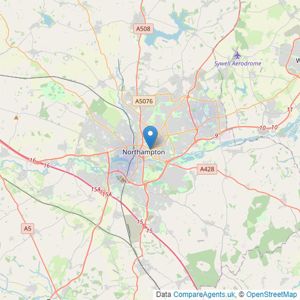 Smartmove - Northampton listings heatmap