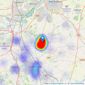 Smiths Property Experts - East Leake listings heatmap