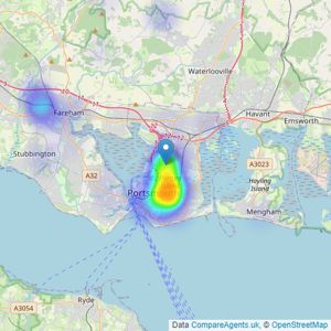 Soane Property Group - Portsmouth listings heatmap