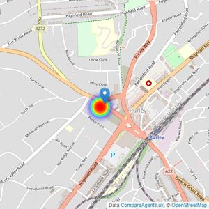 Southern Housing Home Ownership listings heatmap