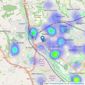 Southgate Estates - Exeter listings heatmap