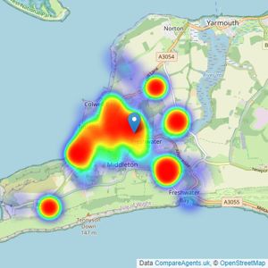 Spence Willard - Freshwater listings heatmap