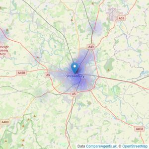 Spencer Jakeman - Shrewsbury listings heatmap