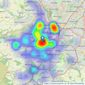 Spencer The Estate Agent - Sheffield listings heatmap