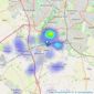 Spencers Estate Agency - Blaby listings heatmap