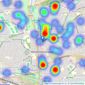 Squire Estates - Hemel Hempstead listings heatmap