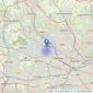 Squires - Harrow listings heatmap