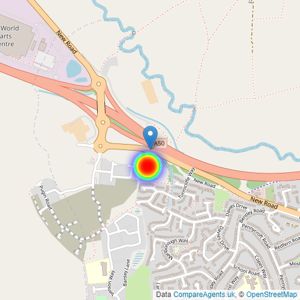 St Modwen Homes listings heatmap