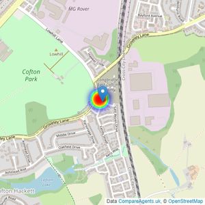 St Modwen Homes listings heatmap