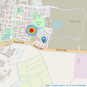 St Modwen Homes listings heatmap