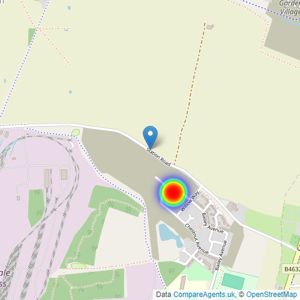 St Modwen Homes listings heatmap