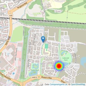 St Modwen Homes listings heatmap