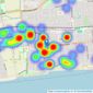 Stafford Johnson - Goring-by-Sea listings heatmap