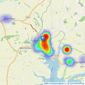 Stags - Kingsbridge listings heatmap