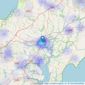 Stags - Truro listings heatmap