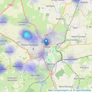 Stags - Yeovil listings heatmap