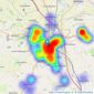 Stanbra Powell - Banbury listings heatmap