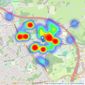 Stanford Estate Agents - West End listings heatmap