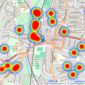 Stanford Estates - Catford listings heatmap