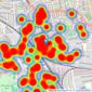 Stanford Estates - Hither Green listings heatmap