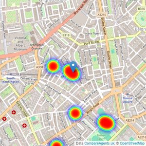 STANLEY PROPERTY LONDON - Chelsea listings heatmap