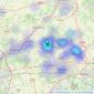 Stanton Hockett - Billericay listings heatmap