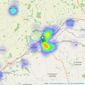 Starkings & Watson - Bungay listings heatmap