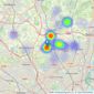 Statons New Homes Showcase - Barnet listings heatmap