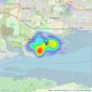 Stephen Lane - Canvey Island listings heatmap