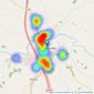 Stephensons - Boroughbridge listings heatmap