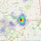 Stephensons - Knaresborough listings heatmap