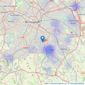 Sterling Homes - Birmingham listings heatmap