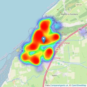 Steven Smith Town & Country Estate Agents - Clevedon listings heatmap