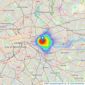 Stirling Ackroyd - Canary Wharf listings heatmap