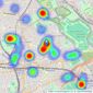 Stirling Ackroyd - Clapton listings heatmap