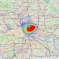 Stirling Ackroyd - Clerkenwell listings heatmap