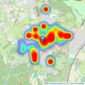 Stirling Ackroyd - Englefield Green listings heatmap