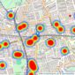 Stirling Ackroyd - Hackney listings heatmap