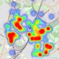 Stirling Ackroyd - South Norwood listings heatmap