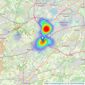 Stirling Ackroyd - West Byfleet listings heatmap