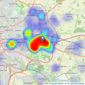 Stoneacre Properties - Whitkirk listings heatmap