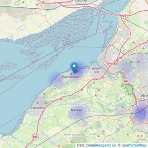 Stonebridge Shaw - Portishead listings heatmap