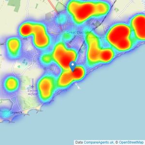 Stoneridge Estates - Clacton On Sea listings heatmap