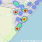 Stoneridge Estates - Frinton on Sea listings heatmap