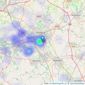 Storeys of Cheshire - Cheshire listings heatmap