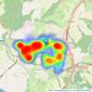 Stratton Creber - Bodmin listings heatmap