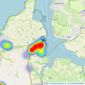 Stratton Creber - Padstow listings heatmap