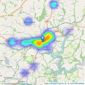 Stratton Creber - Truro, Lemon St listings heatmap